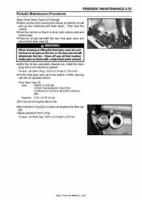 2004 Kawasaki KVF750 4x4, Service Manual., Page 49