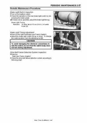 2004 Kawasaki KVF750 4x4, Service Manual., Page 55