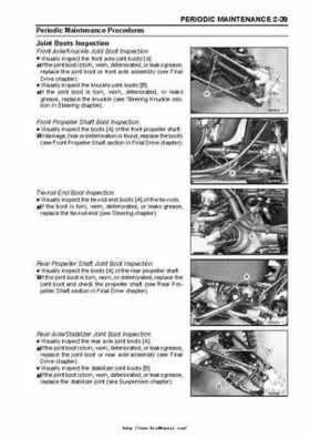 2004 Kawasaki KVF750 4x4, Service Manual., Page 57