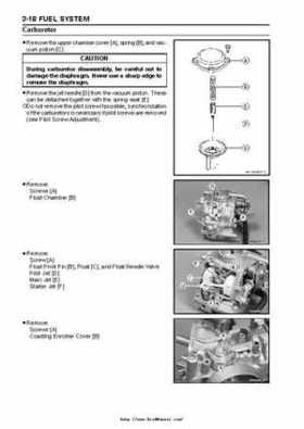 2004 Kawasaki KVF750 4x4, Service Manual., Page 77