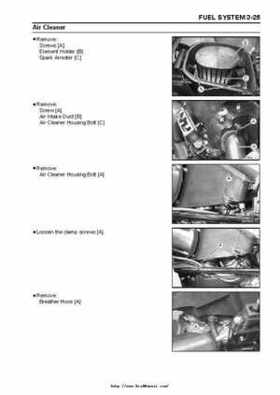 2004 Kawasaki KVF750 4x4, Service Manual., Page 84