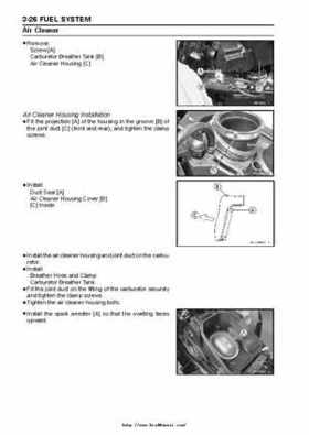 2004 Kawasaki KVF750 4x4, Service Manual., Page 85
