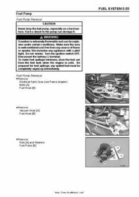 2004 Kawasaki KVF750 4x4, Service Manual., Page 92