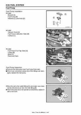 2004 Kawasaki KVF750 4x4, Service Manual., Page 93