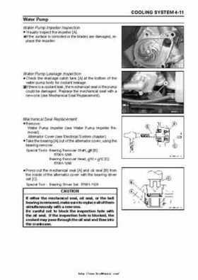 2004 Kawasaki KVF750 4x4, Service Manual., Page 105