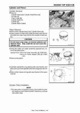 2004 Kawasaki KVF750 4x4, Service Manual., Page 152