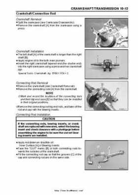 2004 Kawasaki KVF750 4x4, Service Manual., Page 220