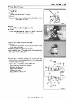 2004 Kawasaki KVF750 4x4, Service Manual., Page 264