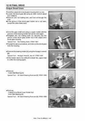 2004 Kawasaki KVF750 4x4, Service Manual., Page 265