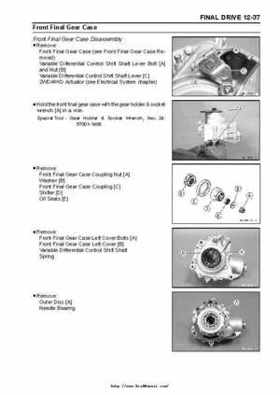 2004 Kawasaki KVF750 4x4, Service Manual., Page 286
