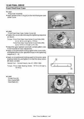 2004 Kawasaki KVF750 4x4, Service Manual., Page 289
