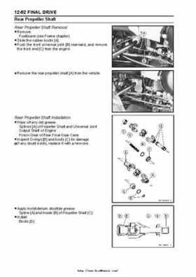 2004 Kawasaki KVF750 4x4, Service Manual., Page 301