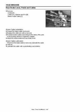 2004 Kawasaki KVF750 4x4, Service Manual., Page 345