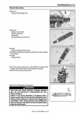 2004 Kawasaki KVF750 4x4, Service Manual., Page 357