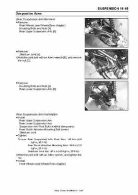2004 Kawasaki KVF750 4x4, Service Manual., Page 361