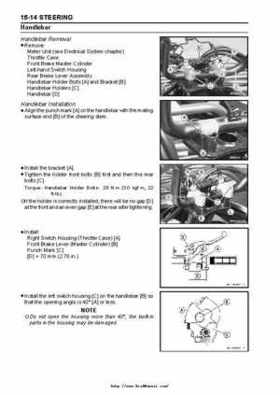 2004 Kawasaki KVF750 4x4, Service Manual., Page 378