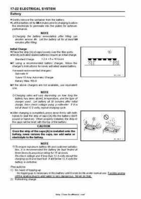 2004 Kawasaki KVF750 4x4, Service Manual., Page 422