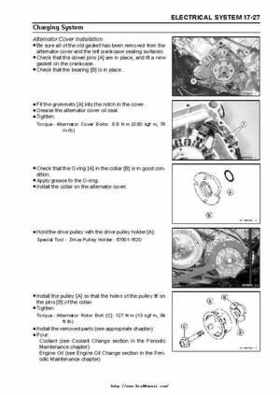 2004 Kawasaki KVF750 4x4, Service Manual., Page 427