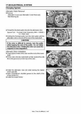 2004 Kawasaki KVF750 4x4, Service Manual., Page 428