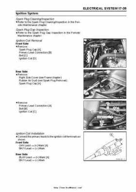 2004 Kawasaki KVF750 4x4, Service Manual., Page 435