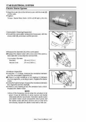 2004 Kawasaki KVF750 4x4, Service Manual., Page 448