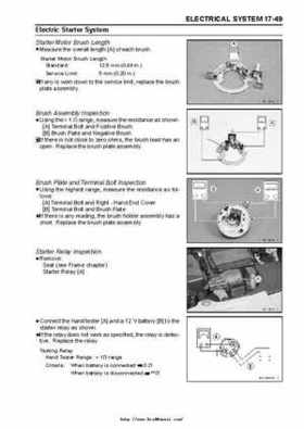 2004 Kawasaki KVF750 4x4, Service Manual., Page 449