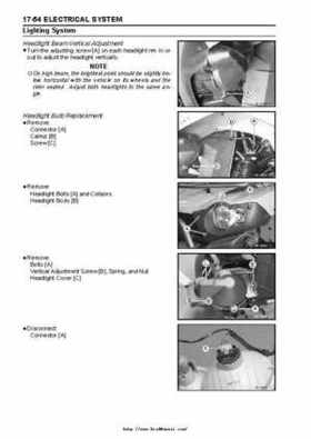 2004 Kawasaki KVF750 4x4, Service Manual., Page 454