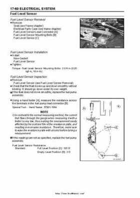 2004 Kawasaki KVF750 4x4, Service Manual., Page 460