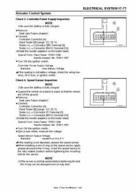 2004 Kawasaki KVF750 4x4, Service Manual., Page 477