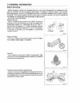 2005-2009 Kawasaki Brute Force 650/KVF 650 4x4 Service Manual, Page 9