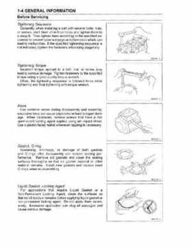 2005-2009 Kawasaki Brute Force 650/KVF 650 4x4 Service Manual, Page 11