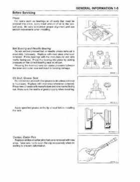 2005-2009 Kawasaki Brute Force 650/KVF 650 4x4 Service Manual, Page 12