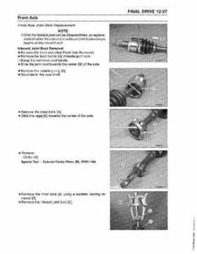 2005-2009 Kawasaki Brute Force 650/KVF 650 4x4 Service Manual, Page 268