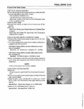 2005-2009 Kawasaki Brute Force 650/KVF 650 4x4 Service Manual, Page 284
