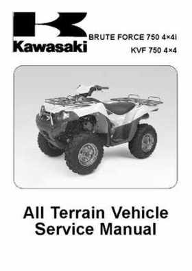 2005 Kawasaki Brute Force 750 4x4i, KVF 750 4x4 ATV Service Manual, Page 1