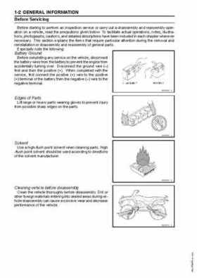 2005 Kawasaki Brute Force 750 4x4i, KVF 750 4x4 ATV Service Manual, Page 9