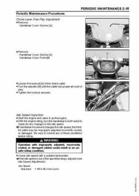 2005 Kawasaki Brute Force 750 4x4i, KVF 750 4x4 ATV Service Manual, Page 33