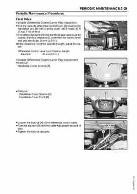 2005 Kawasaki Brute Force 750 4x4i, KVF 750 4x4 ATV Service Manual, Page 47