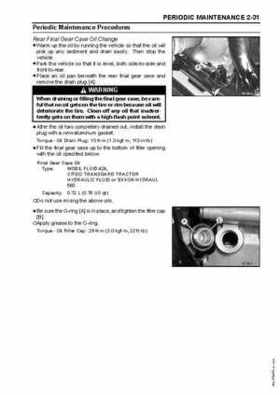 2005 Kawasaki Brute Force 750 4x4i, KVF 750 4x4 ATV Service Manual, Page 49