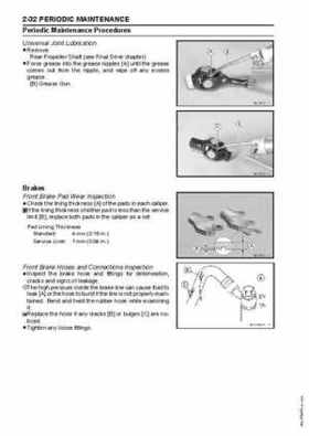 2005 Kawasaki Brute Force 750 4x4i, KVF 750 4x4 ATV Service Manual, Page 50