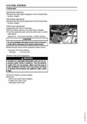 2005 Kawasaki Brute Force 750 4x4i, KVF 750 4x4 ATV Service Manual, Page 71