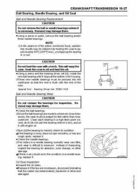 2005 Kawasaki Brute Force 750 4x4i, KVF 750 4x4 ATV Service Manual, Page 234