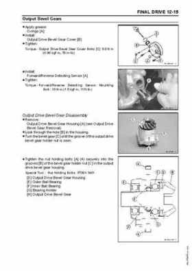 2005 Kawasaki Brute Force 750 4x4i, KVF 750 4x4 ATV Service Manual, Page 265