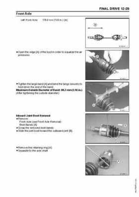 2005 Kawasaki Brute Force 750 4x4i, KVF 750 4x4 ATV Service Manual, Page 279