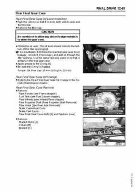 2005 Kawasaki Brute Force 750 4x4i, KVF 750 4x4 ATV Service Manual, Page 311