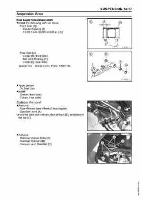 2005 Kawasaki Brute Force 750 4x4i, KVF 750 4x4 ATV Service Manual, Page 364