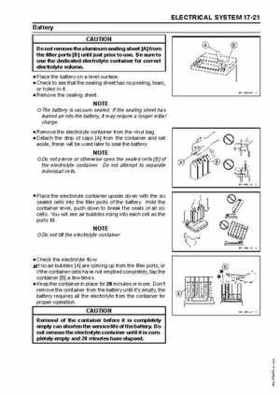2005 Kawasaki Brute Force 750 4x4i, KVF 750 4x4 ATV Service Manual, Page 422