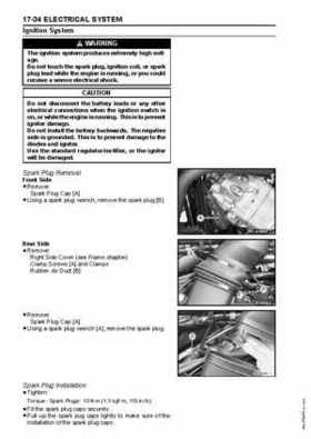 2005 Kawasaki Brute Force 750 4x4i, KVF 750 4x4 ATV Service Manual, Page 435