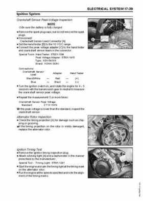 2005 Kawasaki Brute Force 750 4x4i, KVF 750 4x4 ATV Service Manual, Page 440