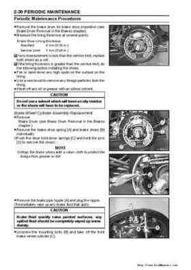 2005 Kawasaki KAF400 Mule 600 and Mule 610 4x4 Service Manual, Page 49